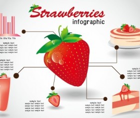 Creative food infographics elements vector 05