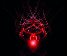 Dynamic light lines background vector set 02