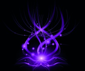 Dynamic light lines background vector set 04