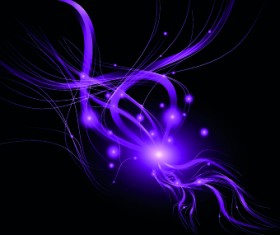 Dynamic light lines background vector set 05