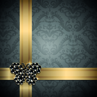 Luxury Jewellery design background vector 03