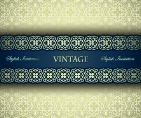 Luxury pattern vintage vector background 01
