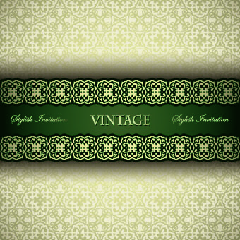 Luxury pattern vintage vector background 02