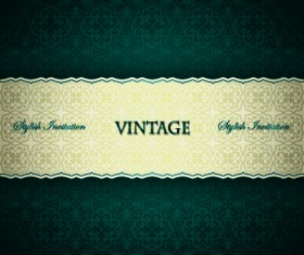 Luxury pattern vintage vector background 04