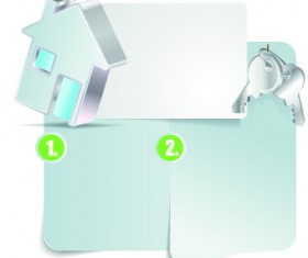 Paper and key vector background