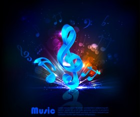 Party night flyer background vector 02