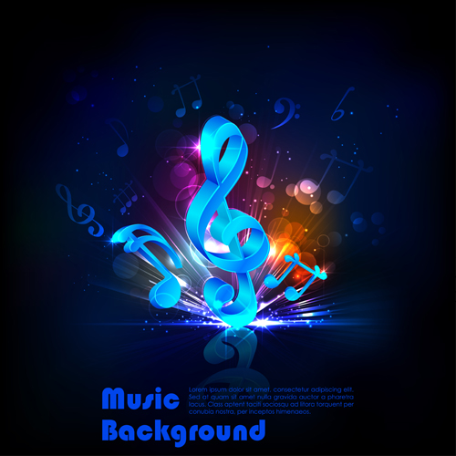 Party night flyer background vector 02