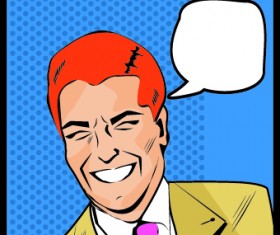 People with speech cloud design vector 03