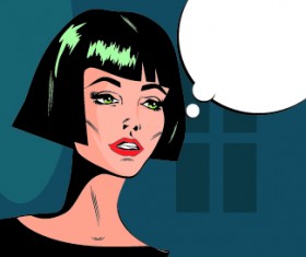 People with speech cloud design vector 04