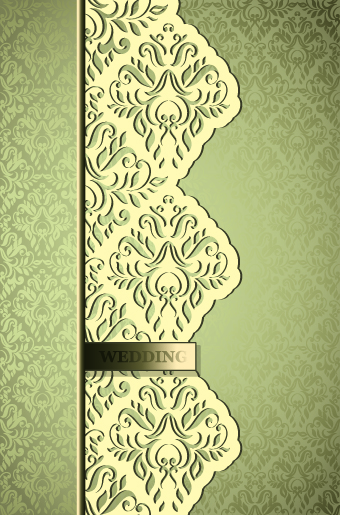 Vintage decorative pattern restaurant menu cover vector 03
