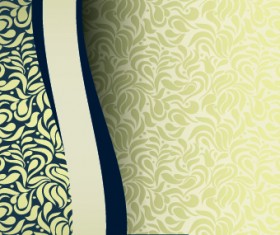 Vintage decorative pattern restaurant menu cover vector 05