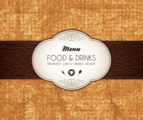 Set of Menu cover design vector 02