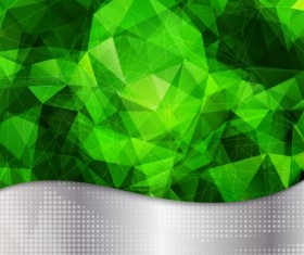 Shiny 3d geometric vector background 01