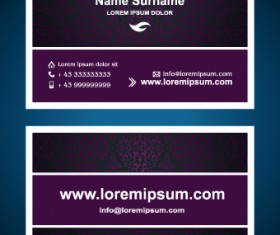Superior business cards design template vector 03