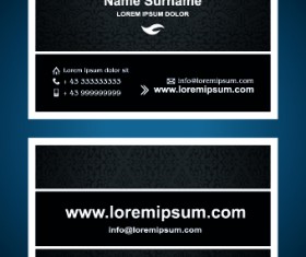 Superior business cards design template vector 04