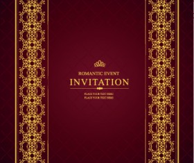 Vintage luxury frame design vector set 06