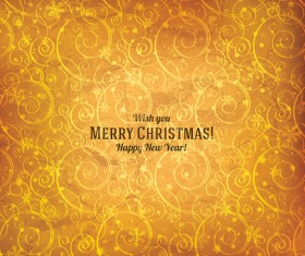 Vintage pattern christmas vector background