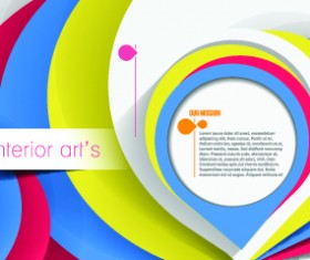 Delicate abstract background vector graphics 04