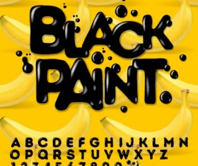 Creative alphabet and numeral design vector 01