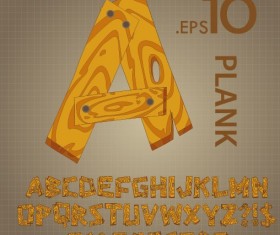 Creative alphabet and numeral design vector 05