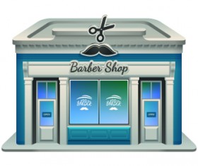 House building template vector set 06