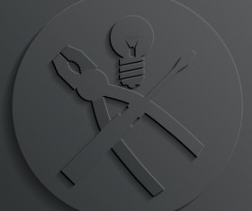 Dark colors business style backgrounds vector 04