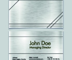 Shiny modern business cards vector 02