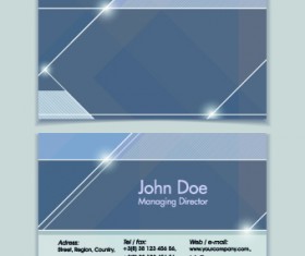 Shiny modern business cards vector 03