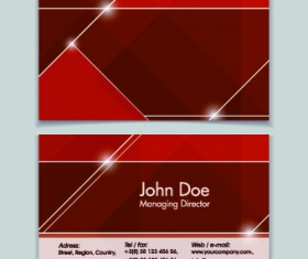 Shiny modern business cards vector 05