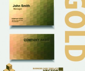 Colored modern business cards vectors 05