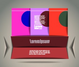 Delicate business templates background vector 02