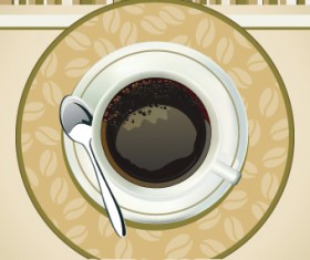 I love coffee theme poster design vector 01