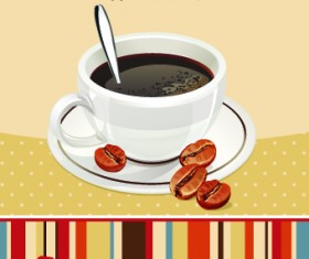 I love coffee theme poster design vector 04
