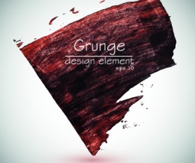Grunge design elements watercolor background vector 03