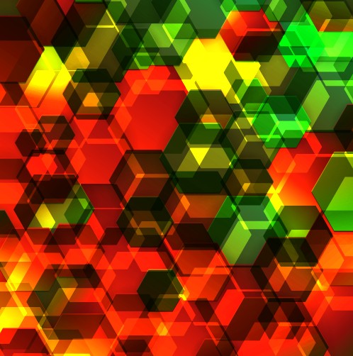 Colored mosaic abstrac background vector 03
