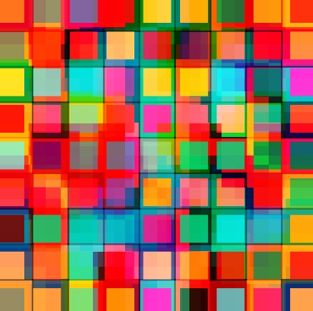 Colored mosaic abstrac background vector 05