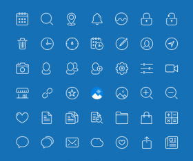 45 Kind Blue style icons