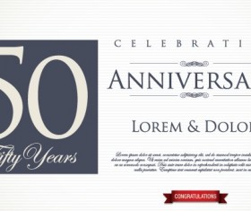 Creative anniversary celebrating poster design vector 05