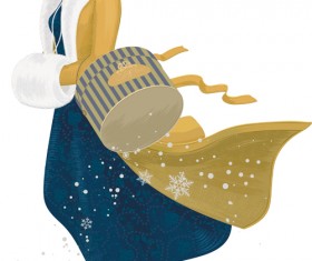 Beautiful woman design elements vector material 04