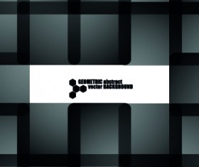 Black plaid background vector graphic
