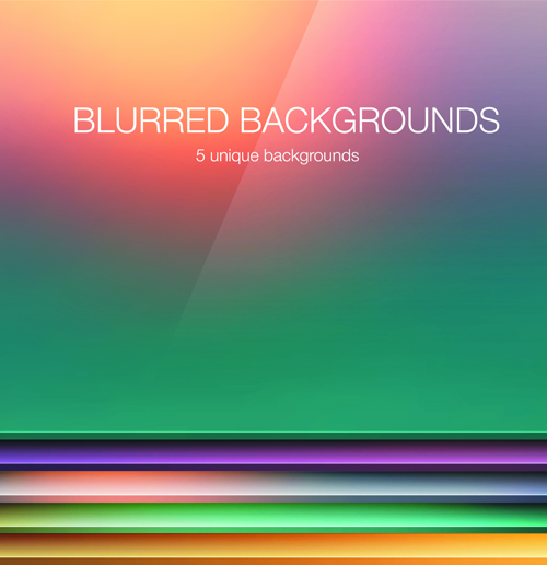Colored blurred vector background art 03