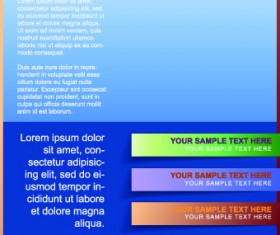 Business style brochure flyer cover design vector 04