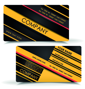 Excellent business cards design vectors 01