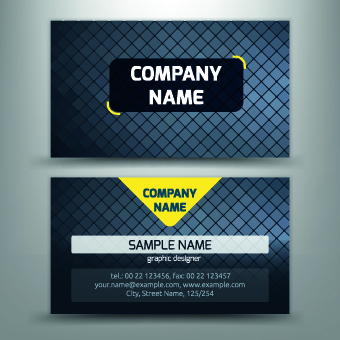 Excellent business cards design vectors 03