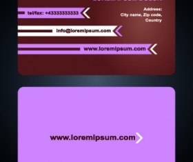 Excellent business cards design vectors 04