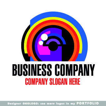 Company business logos creative design 09