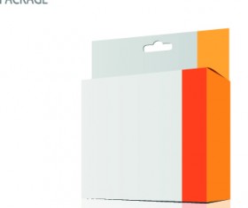 Modern cardboard package boxes illustration vector 01