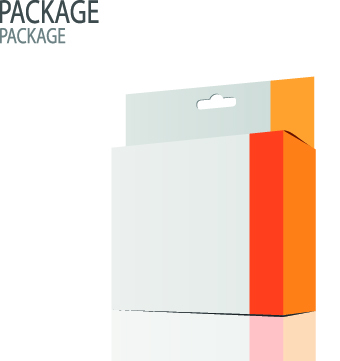 Modern cardboard package boxes illustration vector 01