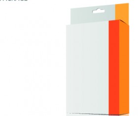 Modern cardboard package boxes illustration vector 02