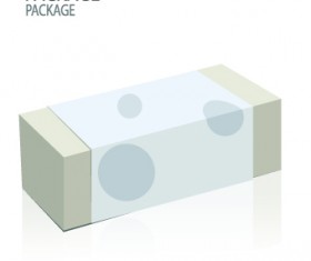 Modern cardboard package boxes illustration vector 03